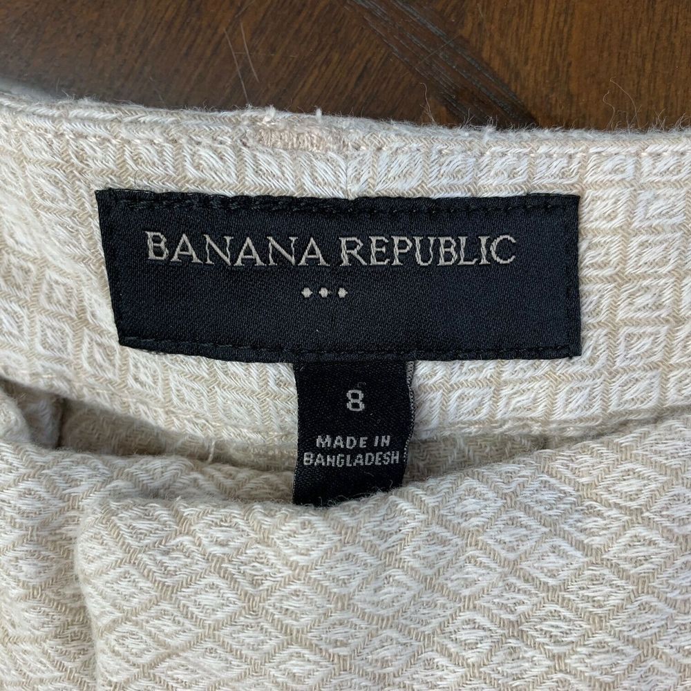 Banana Republic Flax Tailored Shorts Size 8 Women's‎ - Picture 7 of 7